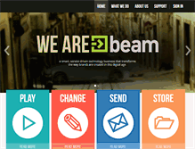 Tablet Screenshot of beam.tv