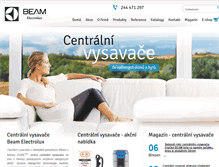 Tablet Screenshot of beam.cz